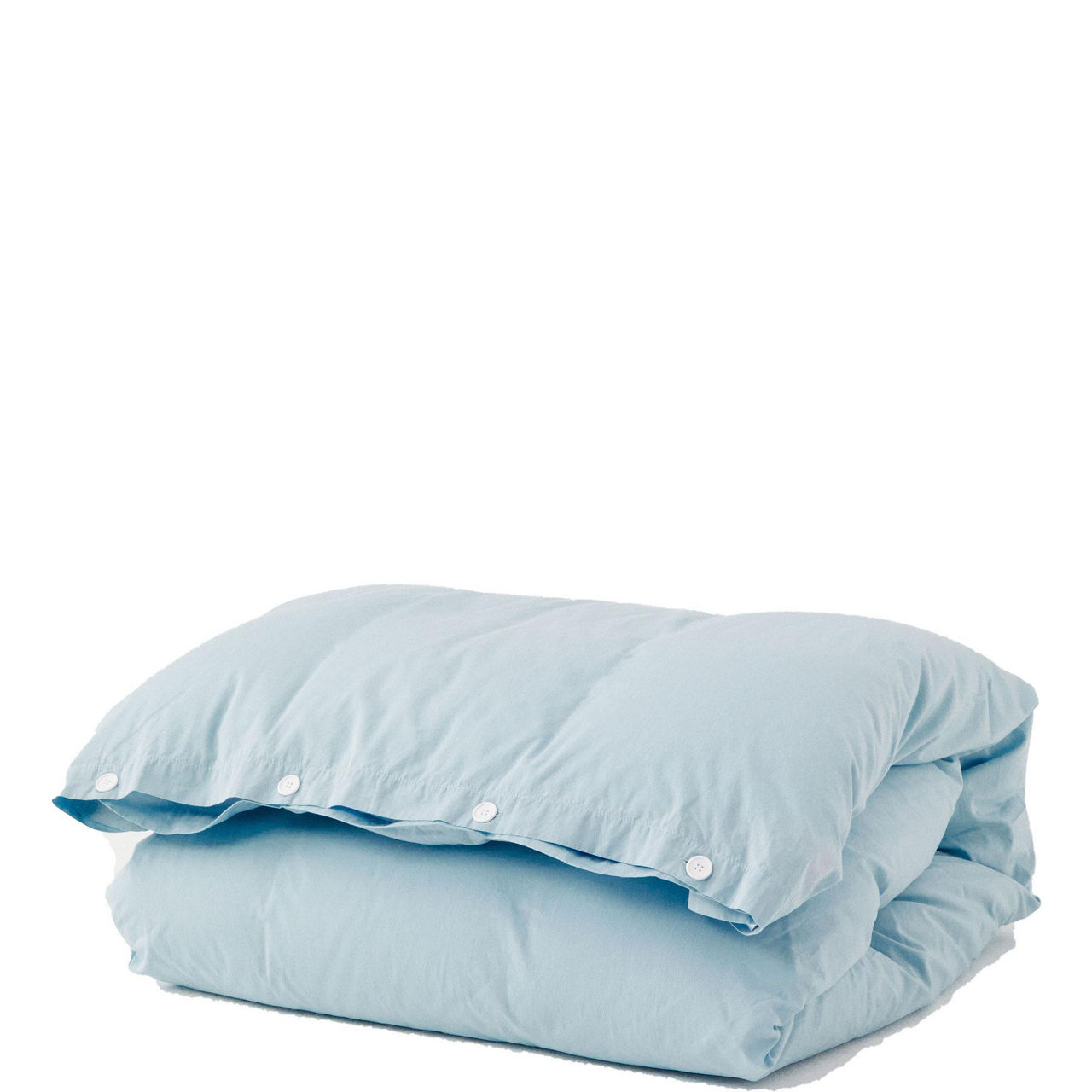 Organic Coordinated Bedding Sky Blue