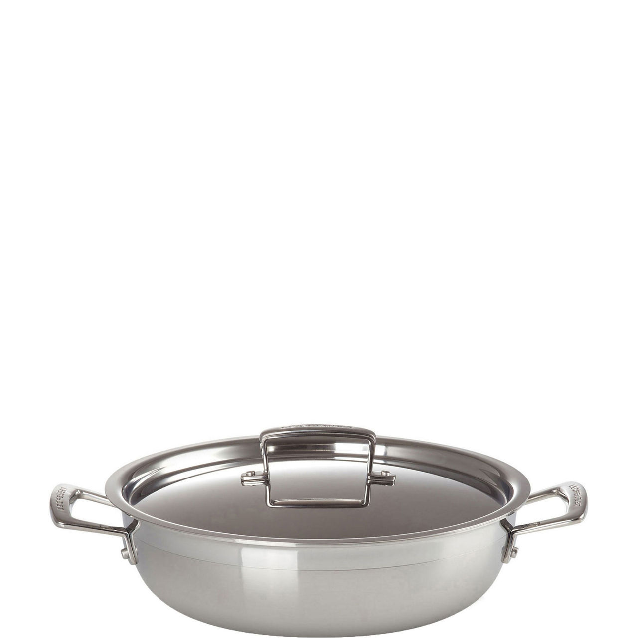 3-Ply Stainless Steel Shallow Casserole 24cm