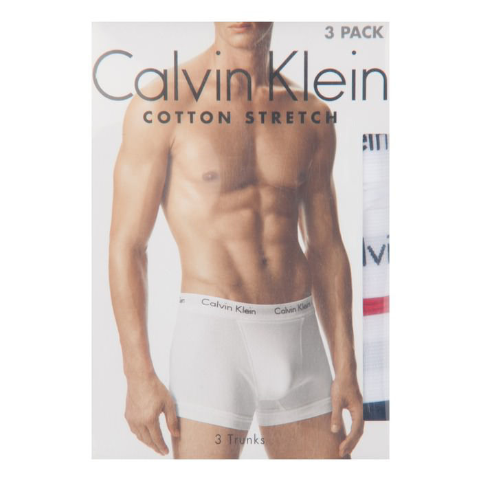 Three Pack Cotton Stretch Trunks