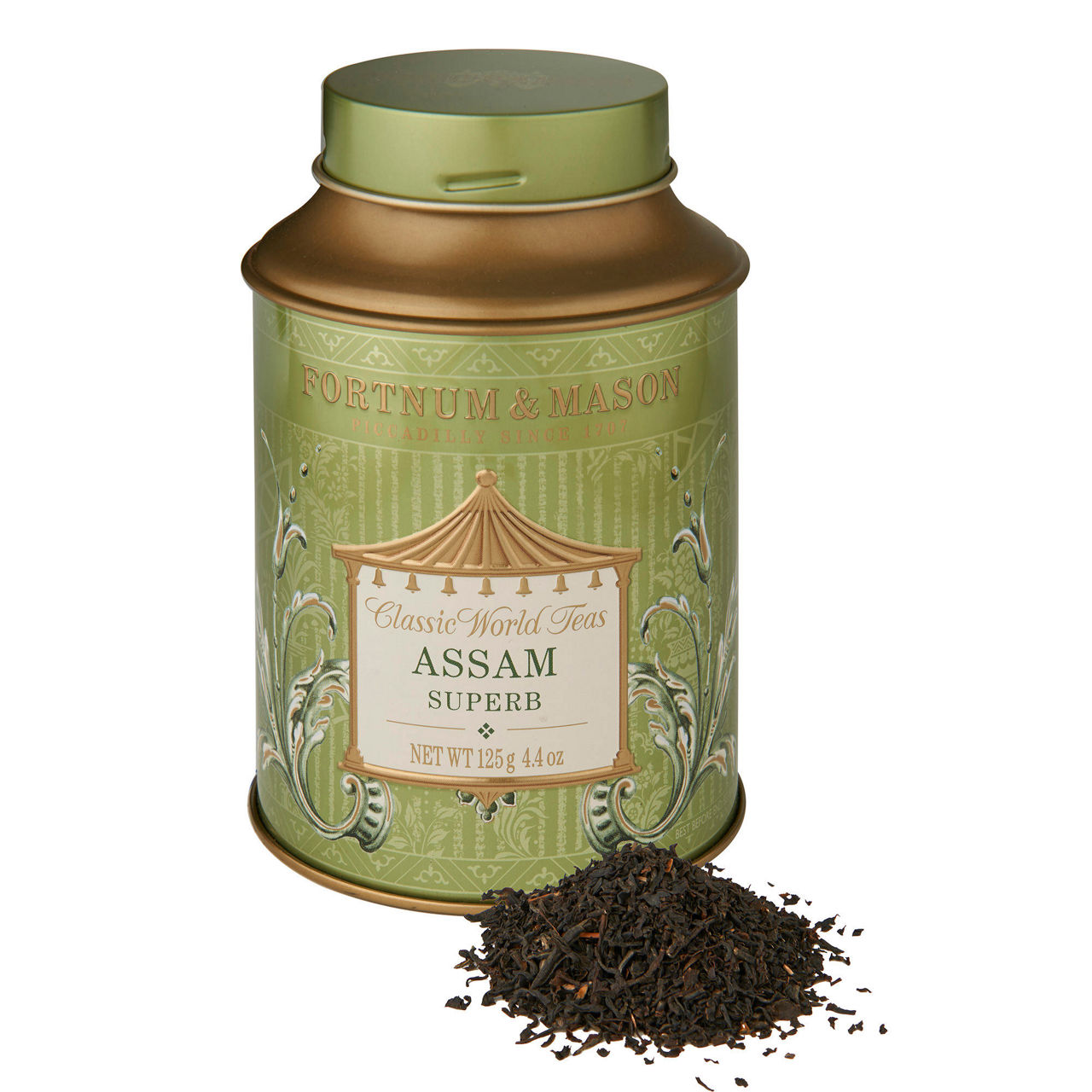Assam Superb Round Tea Tin Assam Superb Round Tea Tin