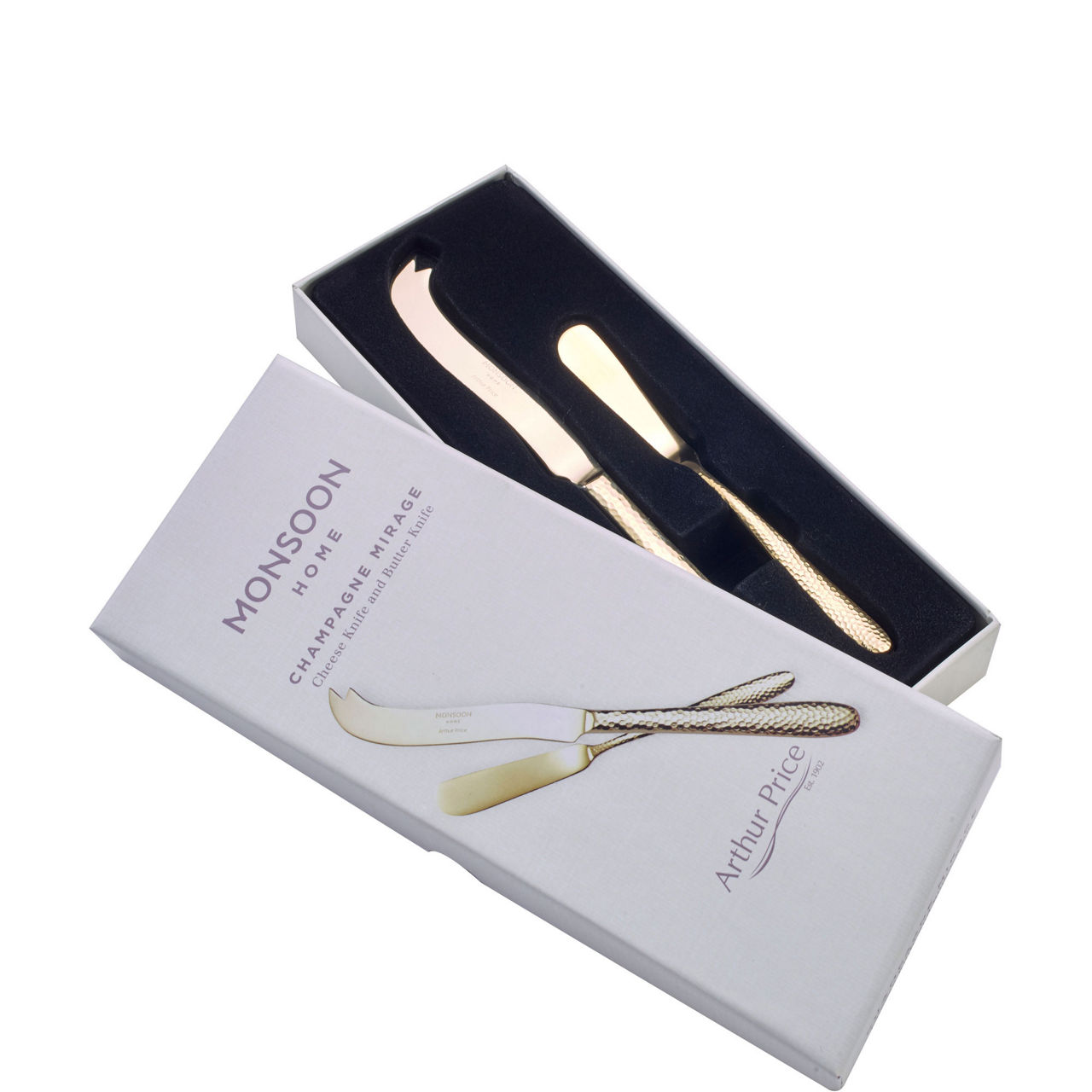 Mirage Cheese and Butter Knife Set