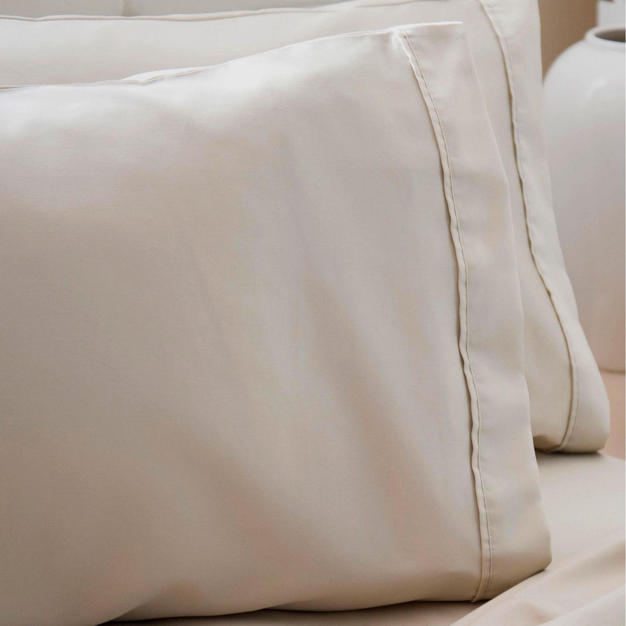 Egyptian Cotton 200 Pillowcase Oyster