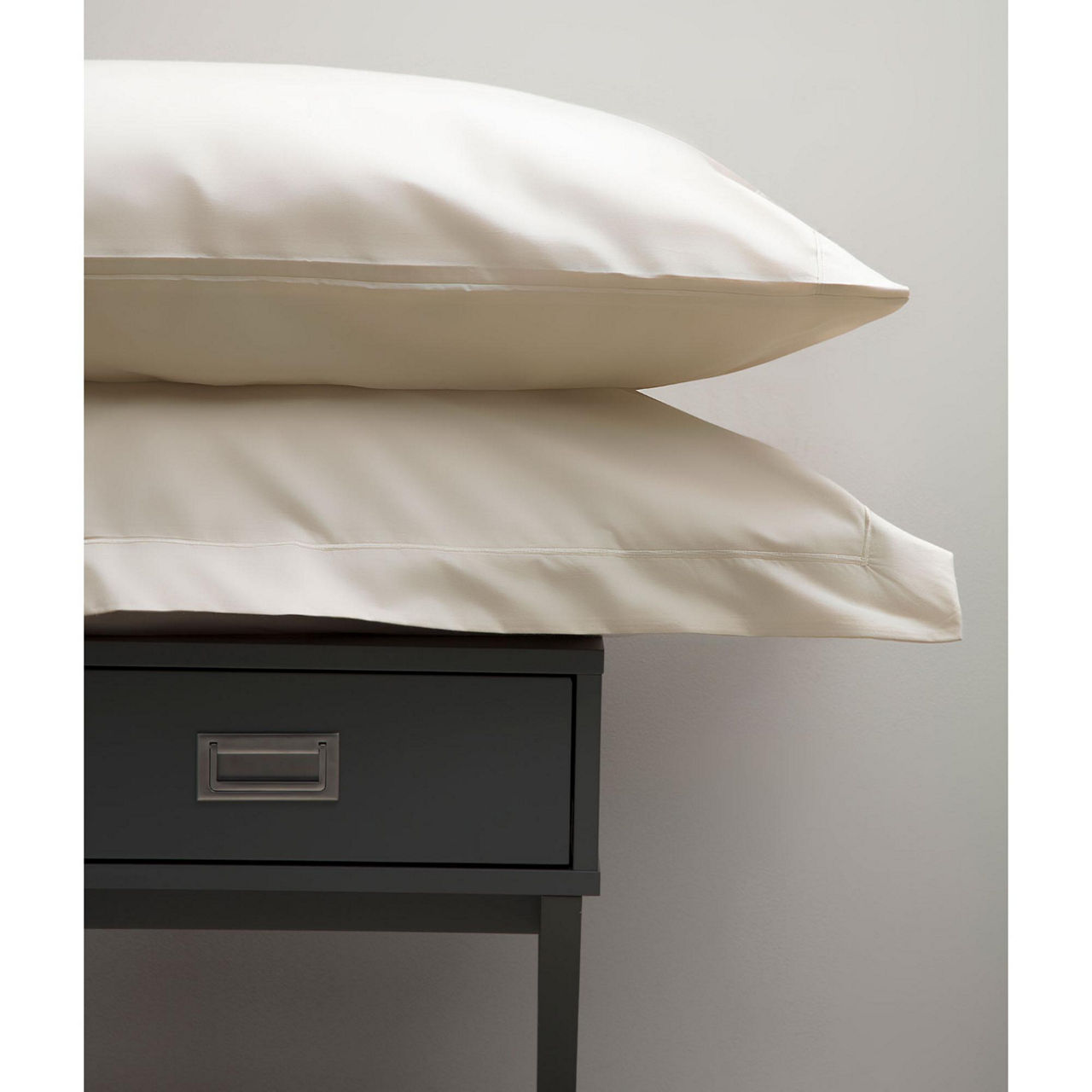 Egyptian Cotton 200 Thread Count Oxford Pillowcase Ivory