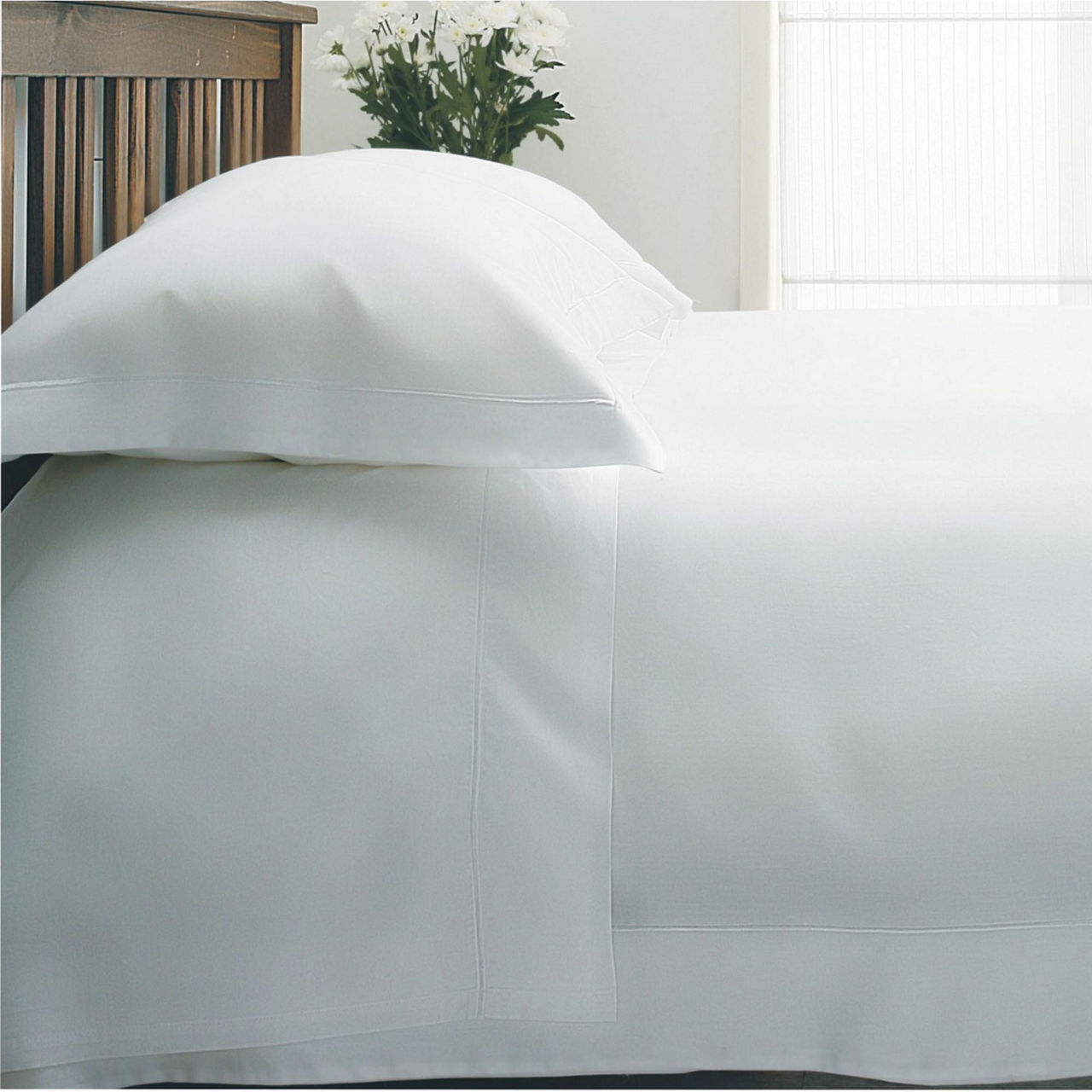 Egyptian Cotton 400 Thread Count Flat Sheet White