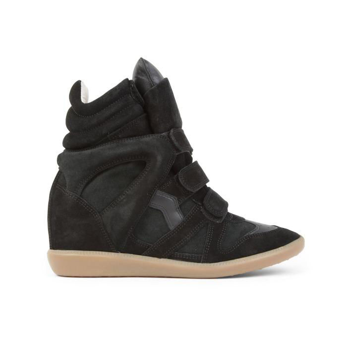 Bekett Suede Wedge Trainers