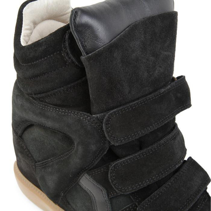 Bekett Suede Wedge Trainers