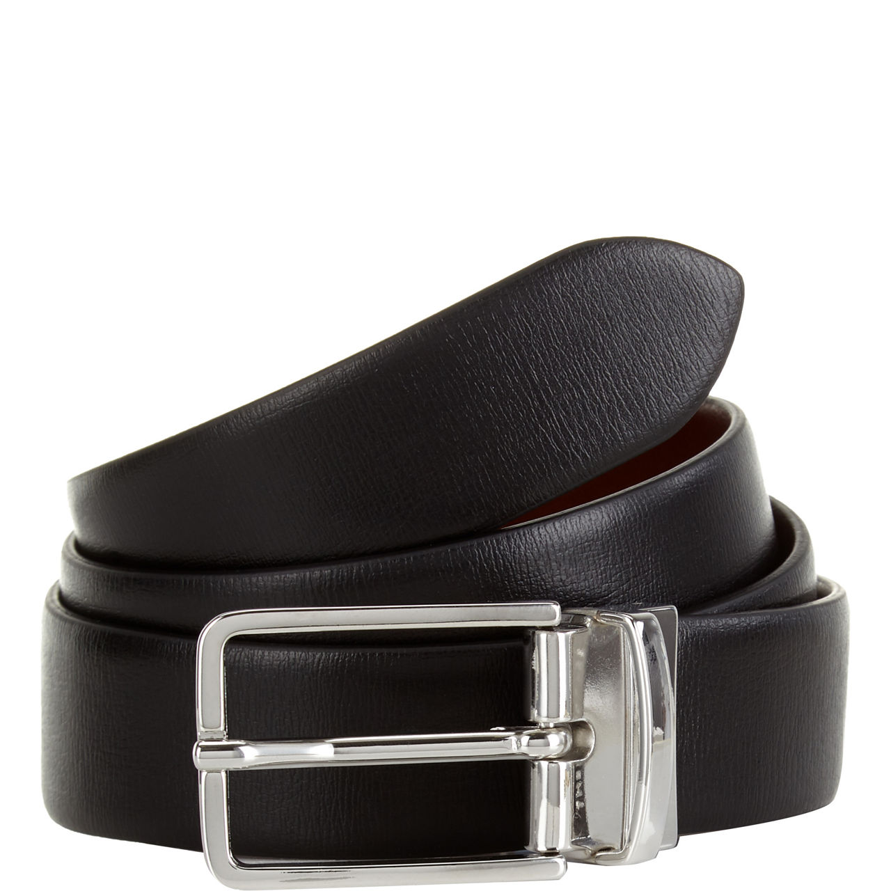 Textured Leather Belt