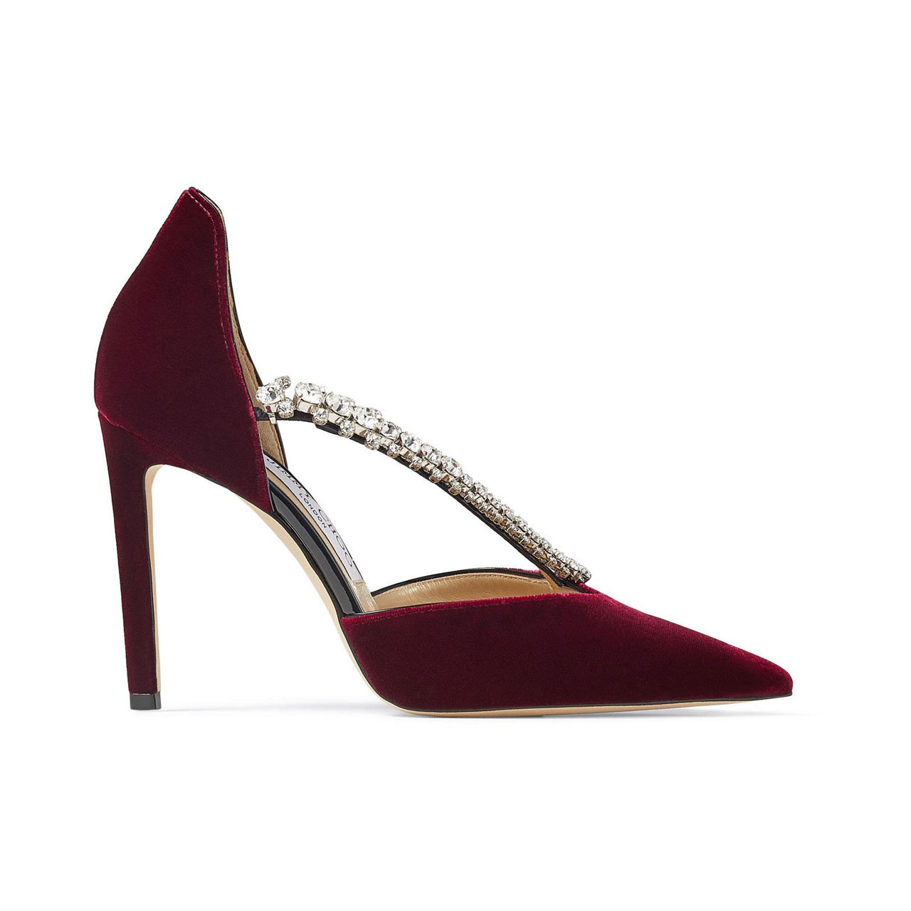 Bee 100 Velvet Crystal Embellished Pumps preview