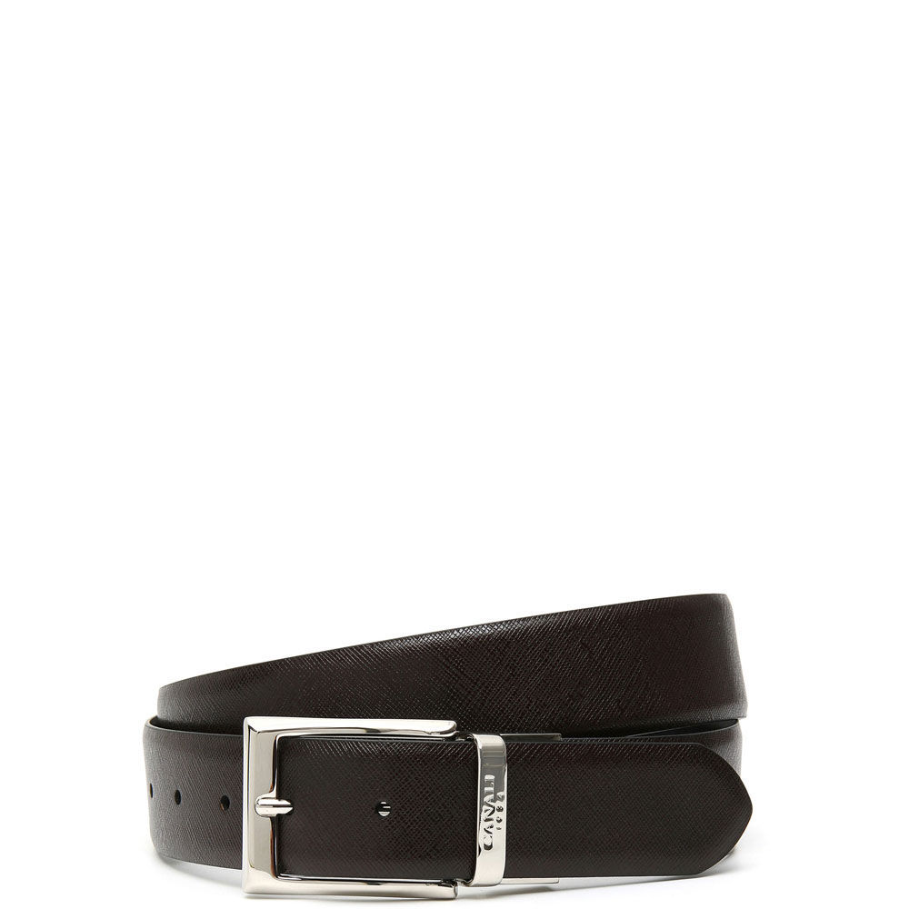 Reverse Textured Leather Belt