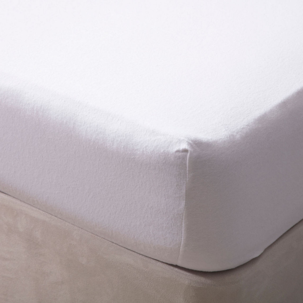 Brushed Cotton Fitted Sheet White
