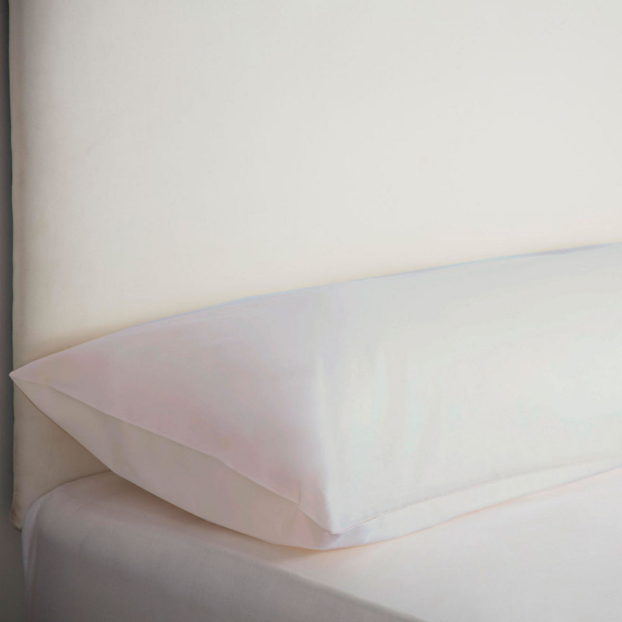 Bolster Pillowcase White