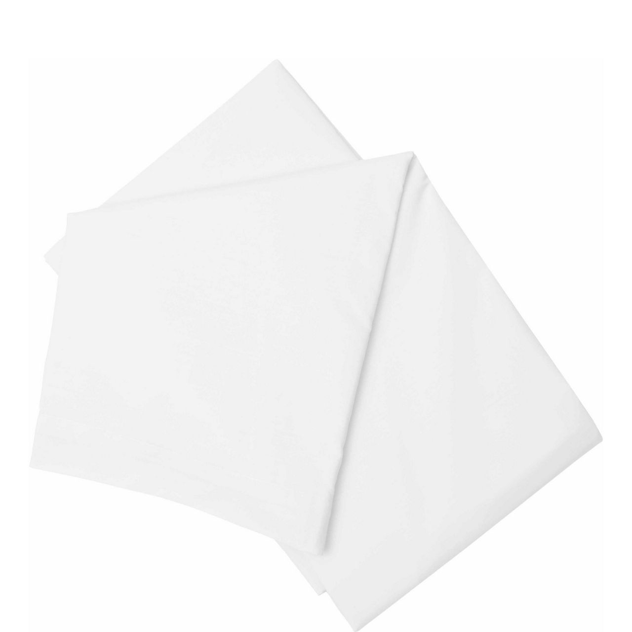 Brushed Cotton Flat Sheet White
