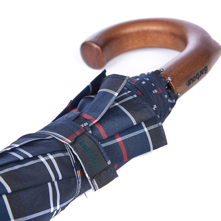 Tartan Telescopic Umbrella Multicolour