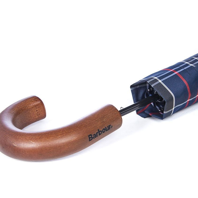 Tartan Telescopic Umbrella Multicolour