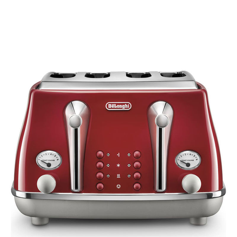 4-Slice Icona Capitals Toaster