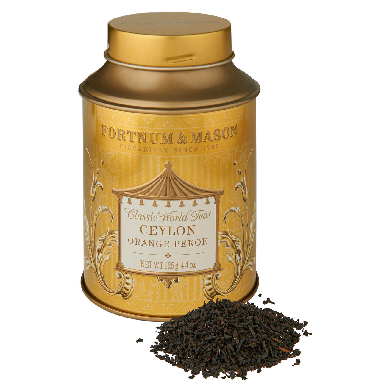 Ceylon Orange Pekoe Round Tea Tin Ceylon Orange Pekoe Round Tea Tin