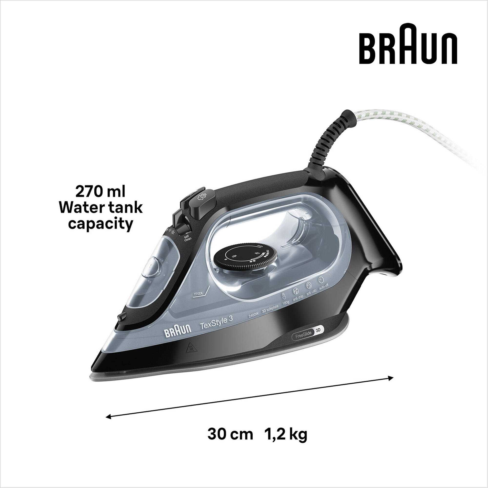 TexStyle Steam Iron