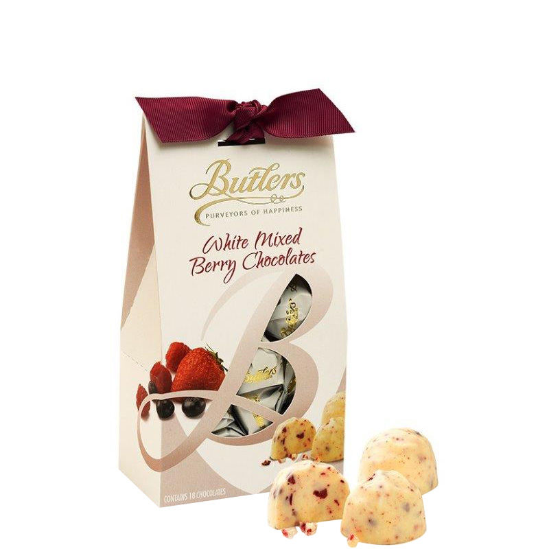 White Mixed Berry Chocoates, 170g White Mixed Berry Chocoates, 170g