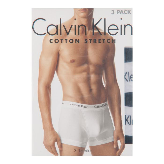 Three Pack Cotton Stretch Trunks