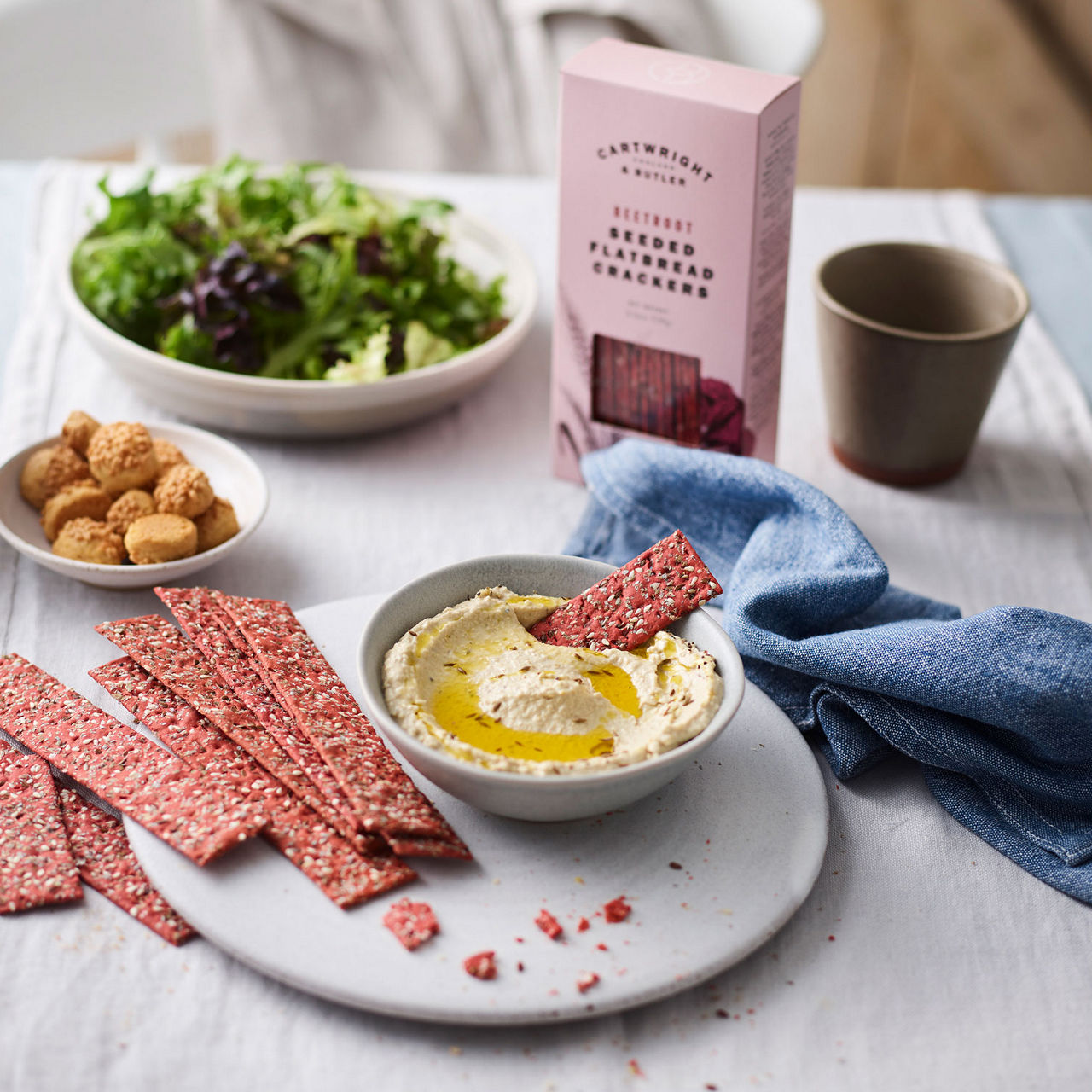 Beetroot Seeded Flatbread Crackers 130g