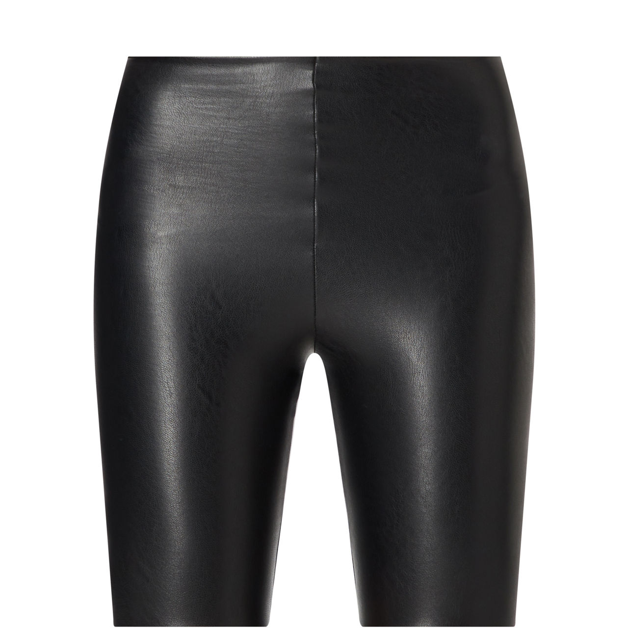 Faux Leather Bike Shorts
