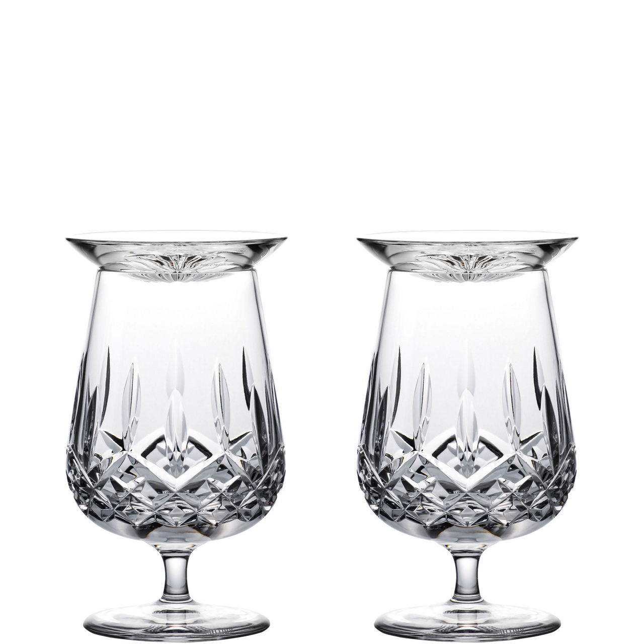 Set of 2 Connoisseur Lismore Snifter and Cap