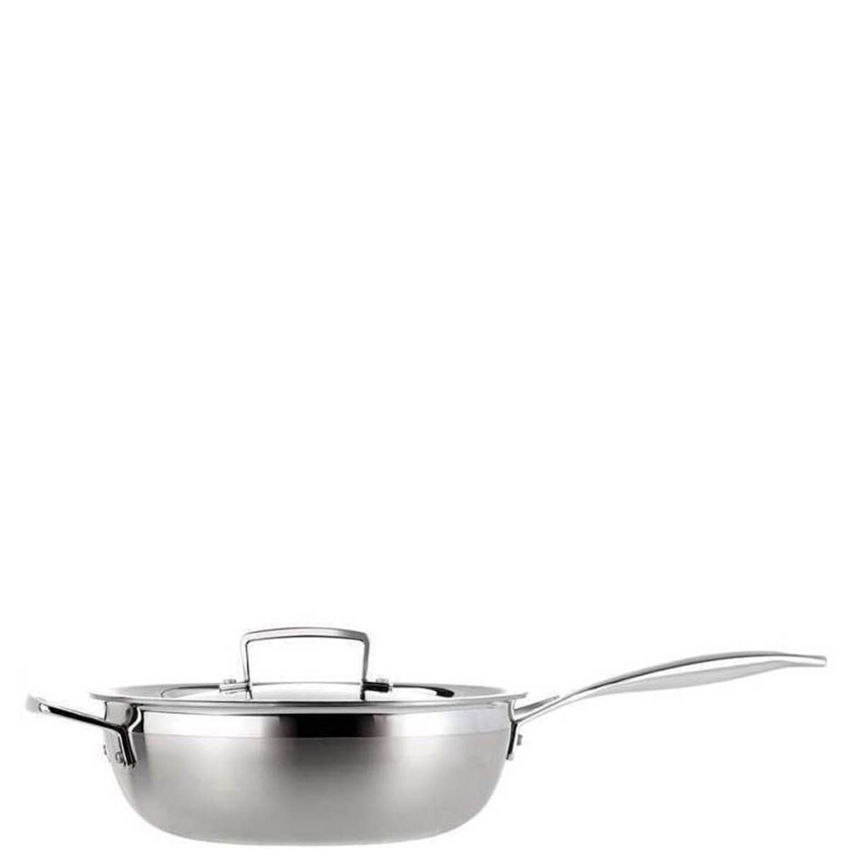 3-Ply Stainless Steel Non-Stick Chefs Pan 24cm