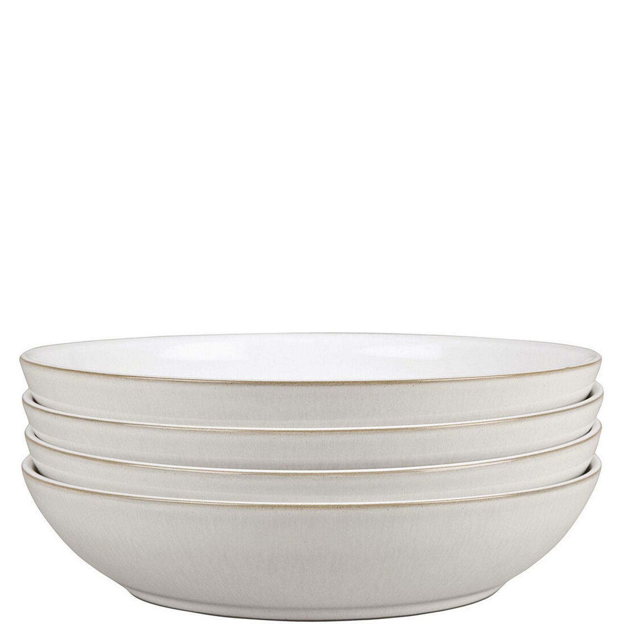 Natural Canvas Set of Four Pasta Bowls