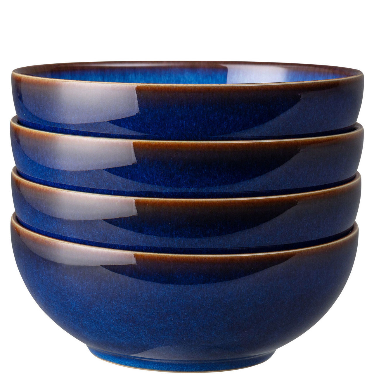 Blue Haze Set of Four Coupe Cereal Bowls