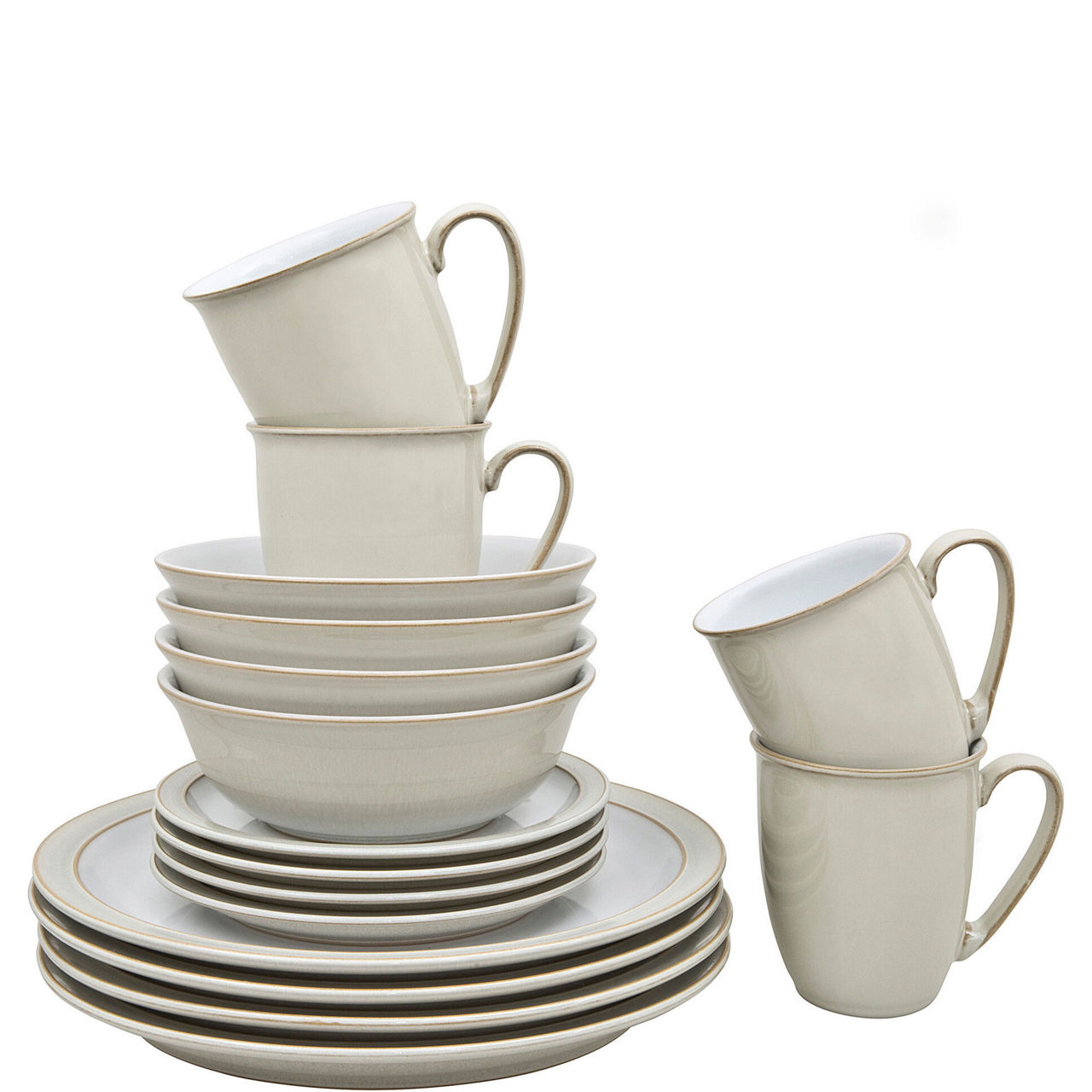 Linen 16-Piece Dinner Set