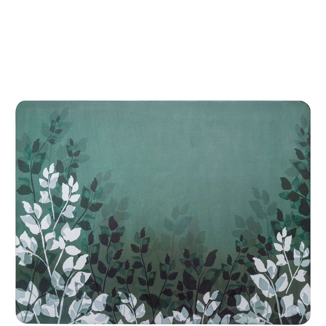 Set of Six Green Foliage Placemats