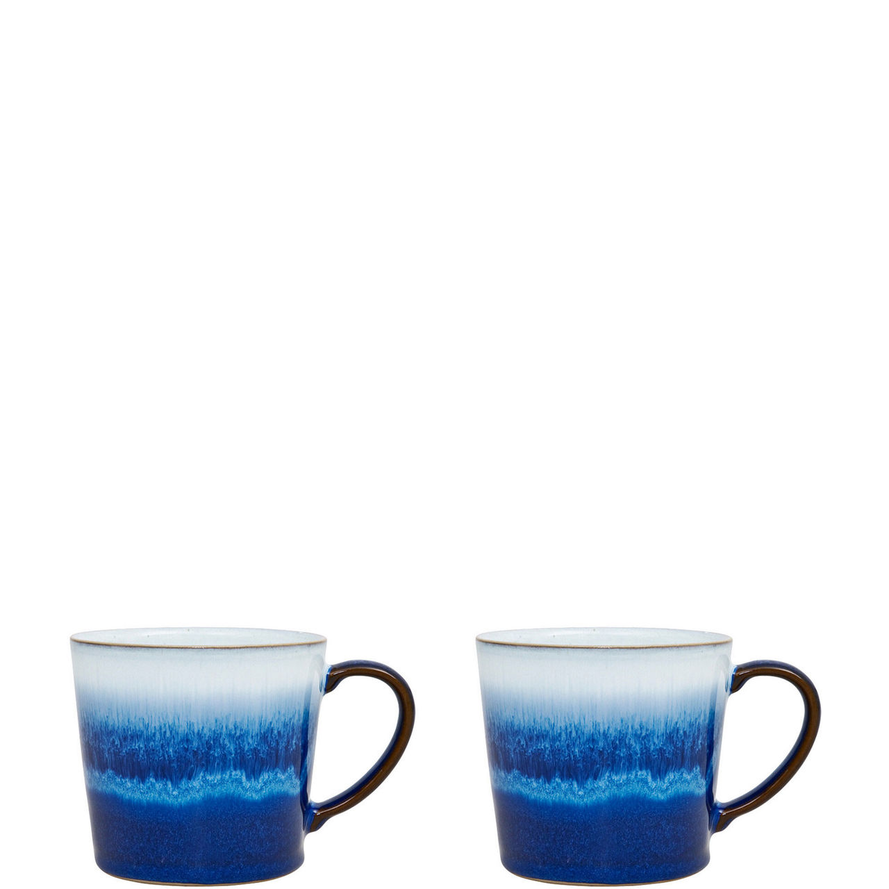 Blue Haze Set of Two Large Mugs