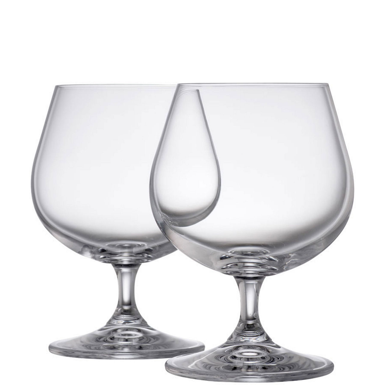 Elegance Brandy Irish Cream Liqueur Glass Pair