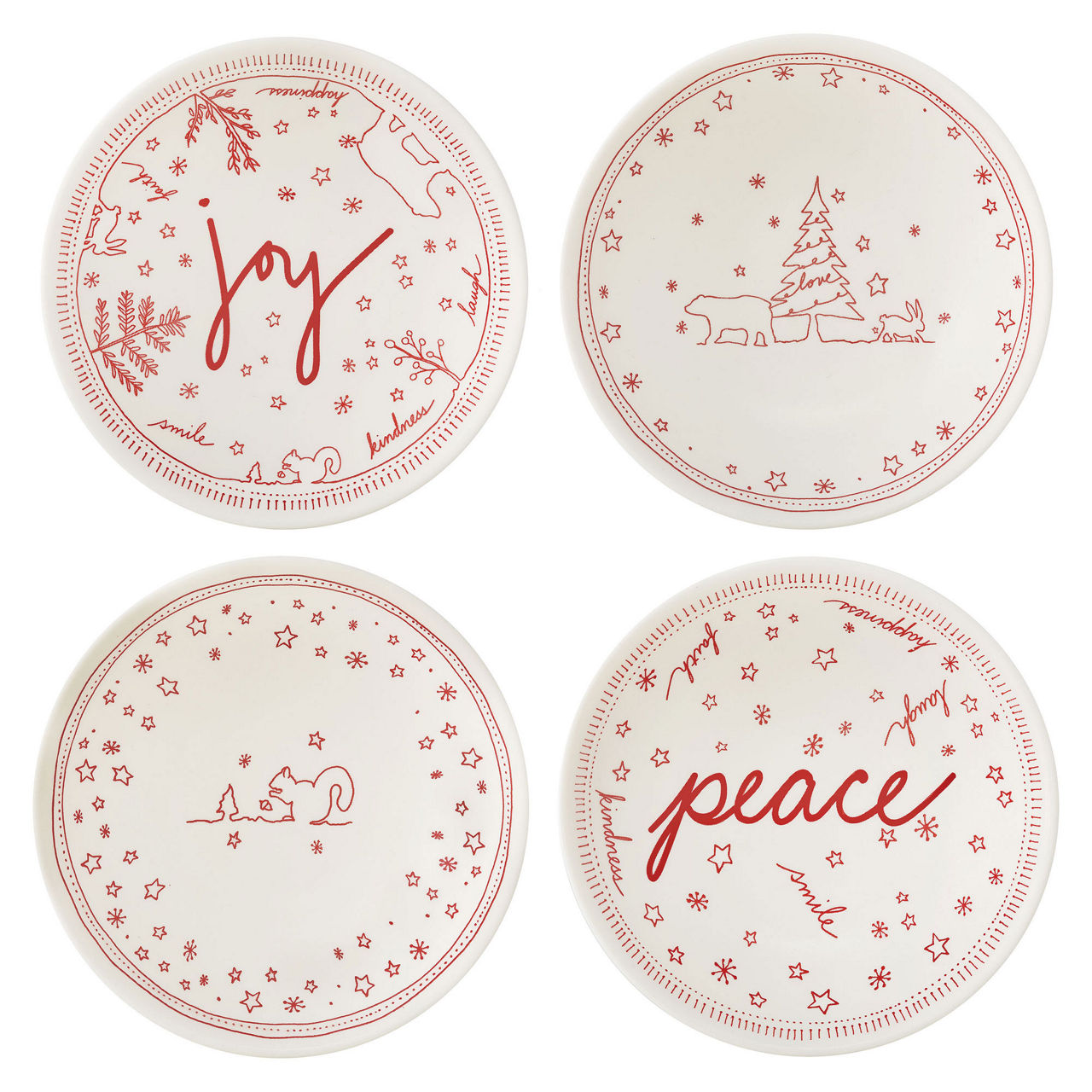 Ellen Degeneres Holiday Accent Bowl 14cm Set of Four preview