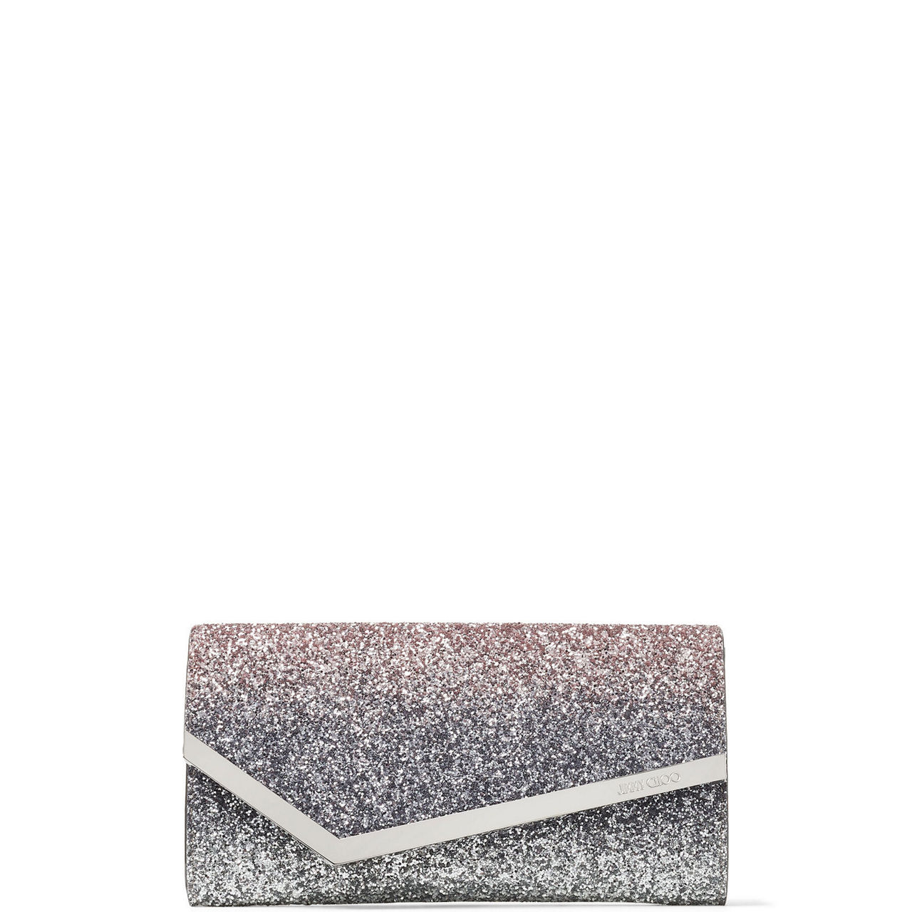 Emmie Triple Degrade Glitter Clutch