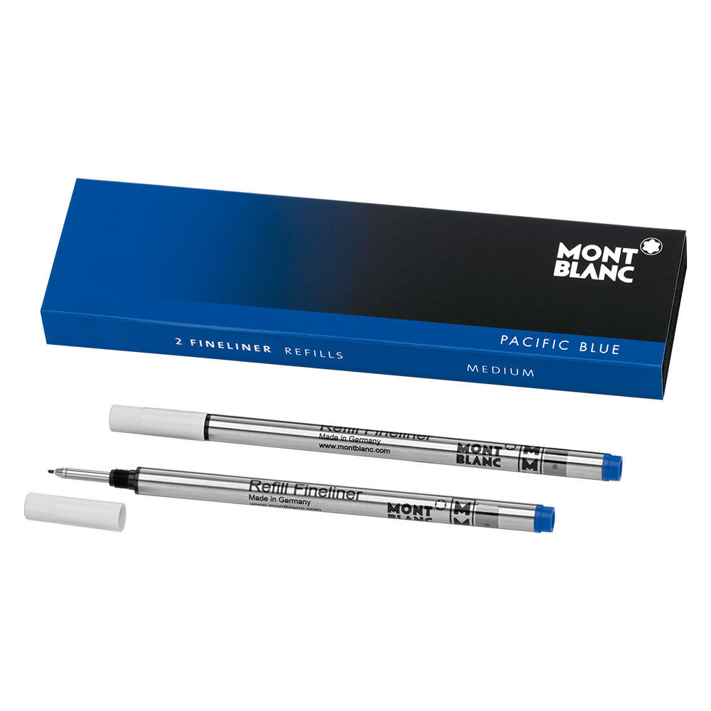 2 Fineliner Refills (M) Pacific Blue
