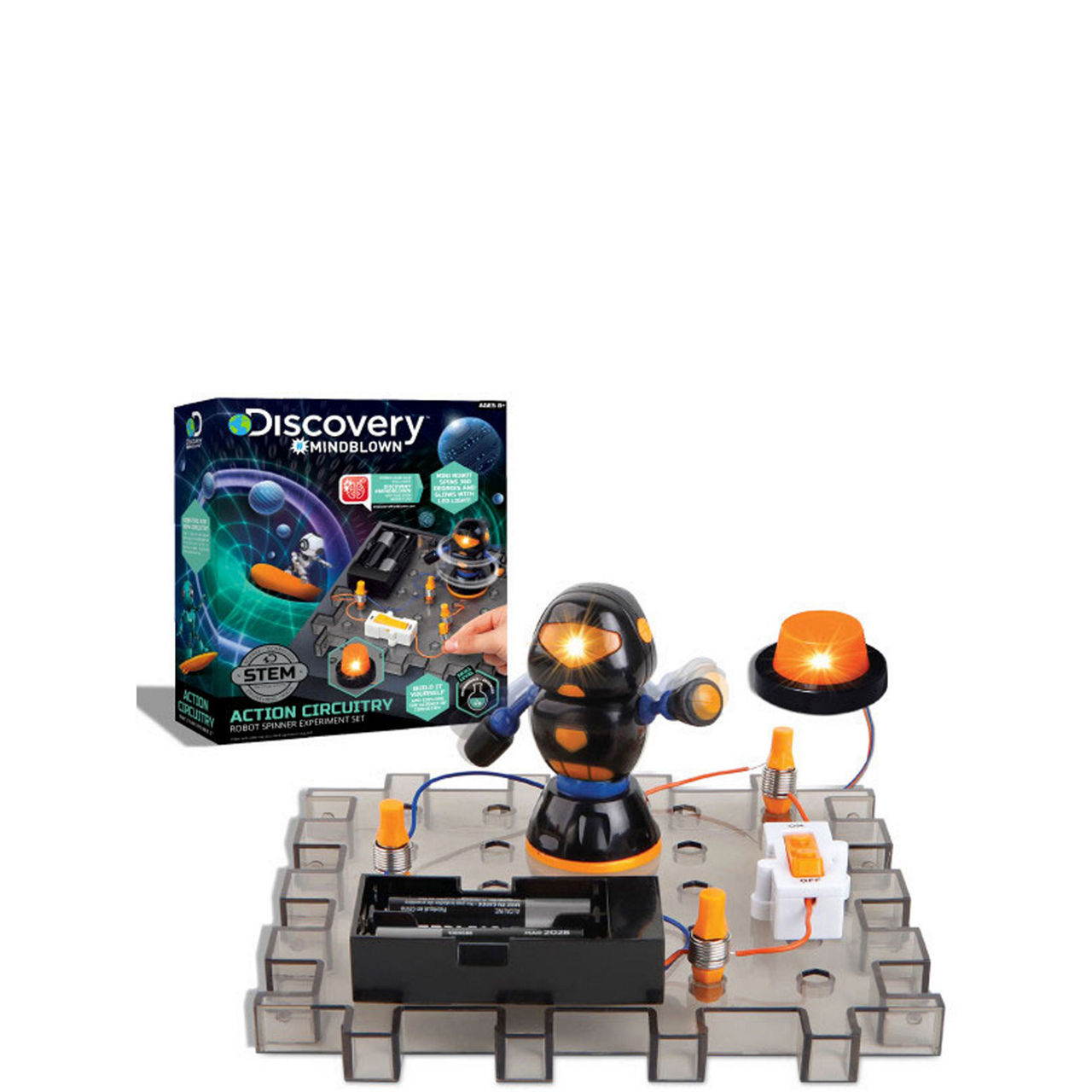 Circuitry Action Experiment  - Robot Spinner