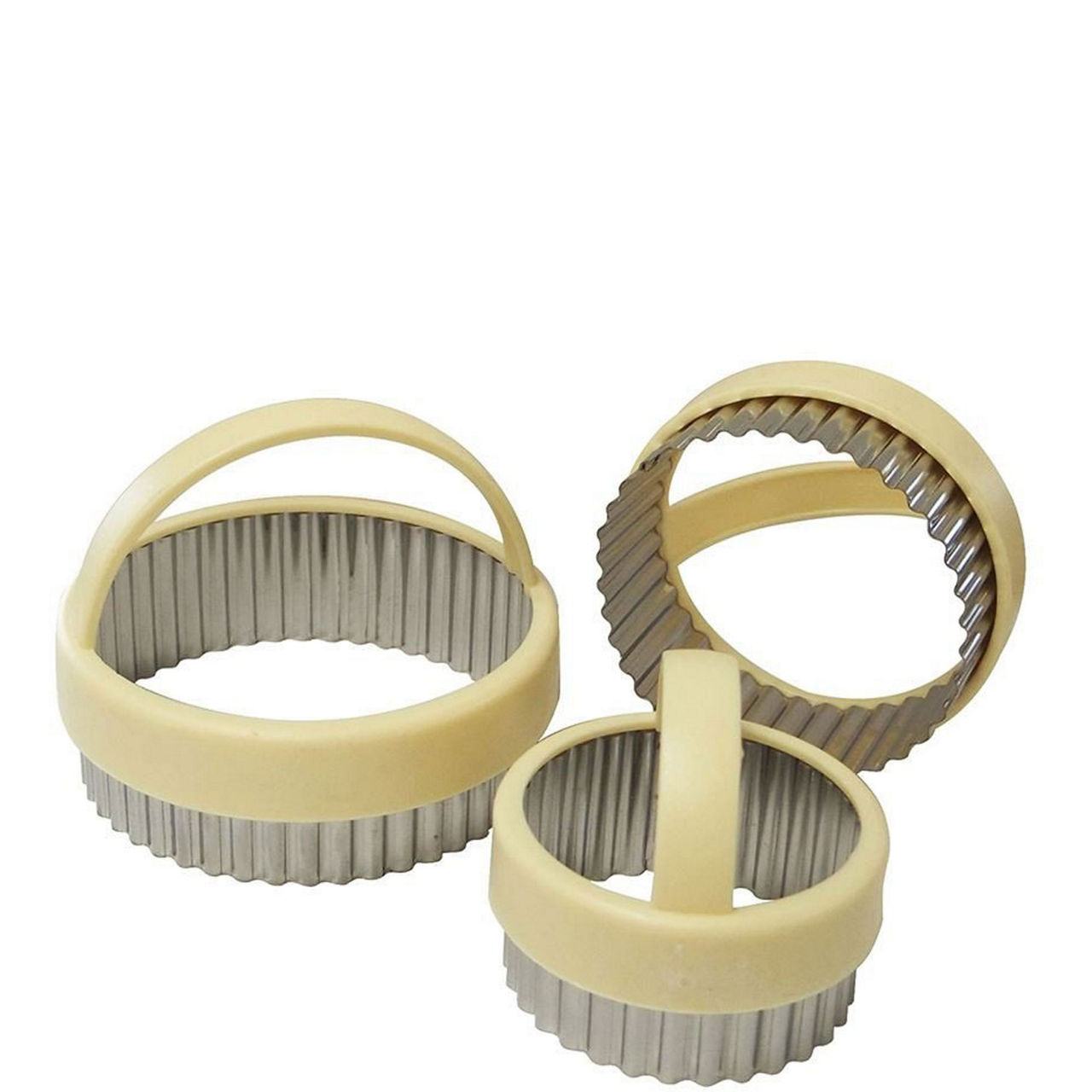 Round Fluted Cutters Set of Three