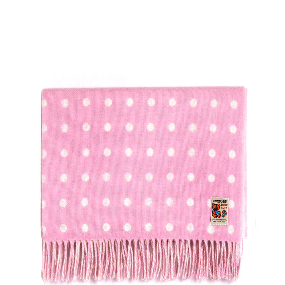 Polka Dot Baby Throw Polka Dot Baby Throw