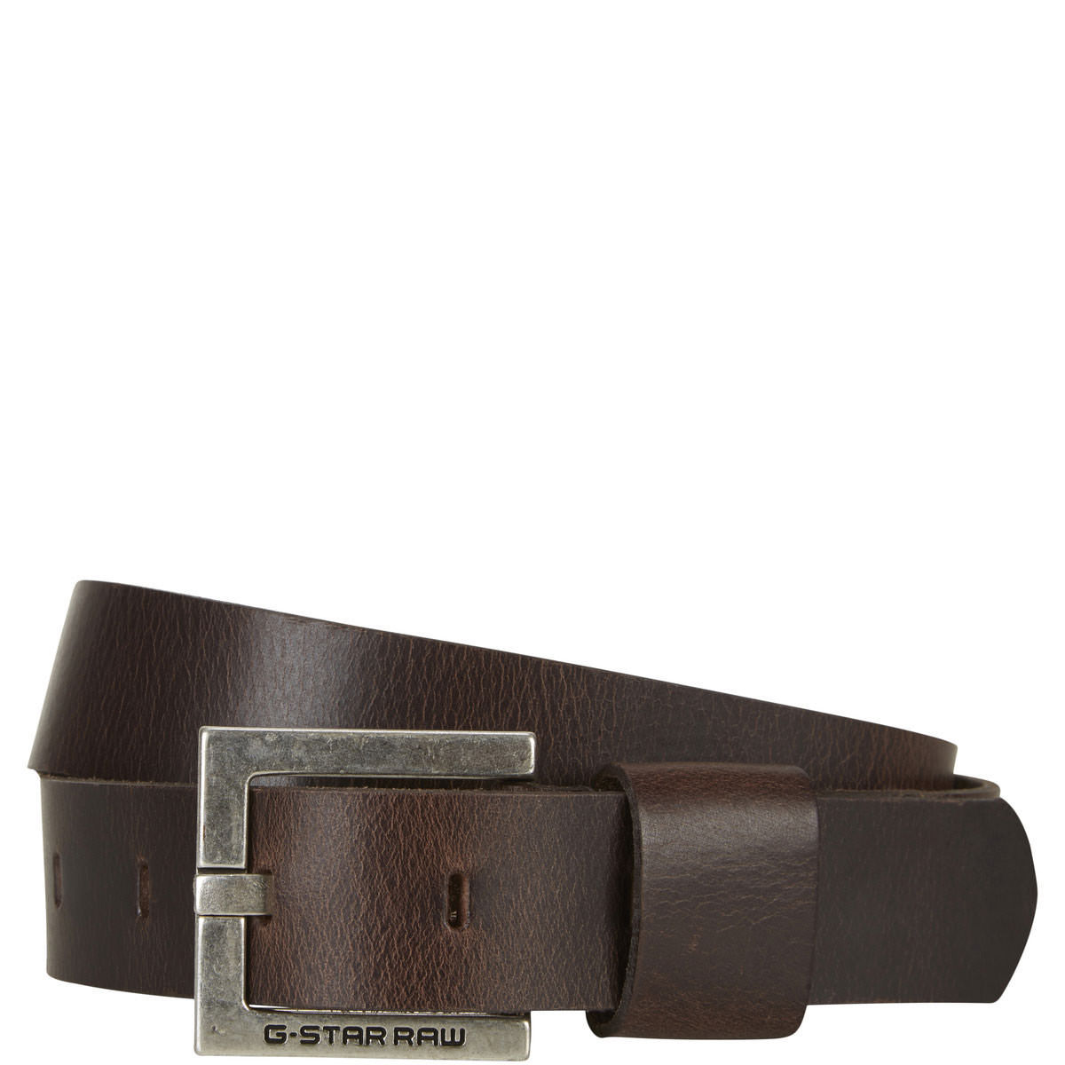 Duko Leather Belt Dark Brown