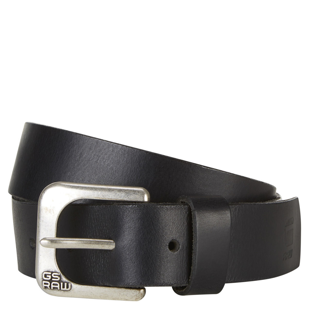 Zed Leather Belt Black