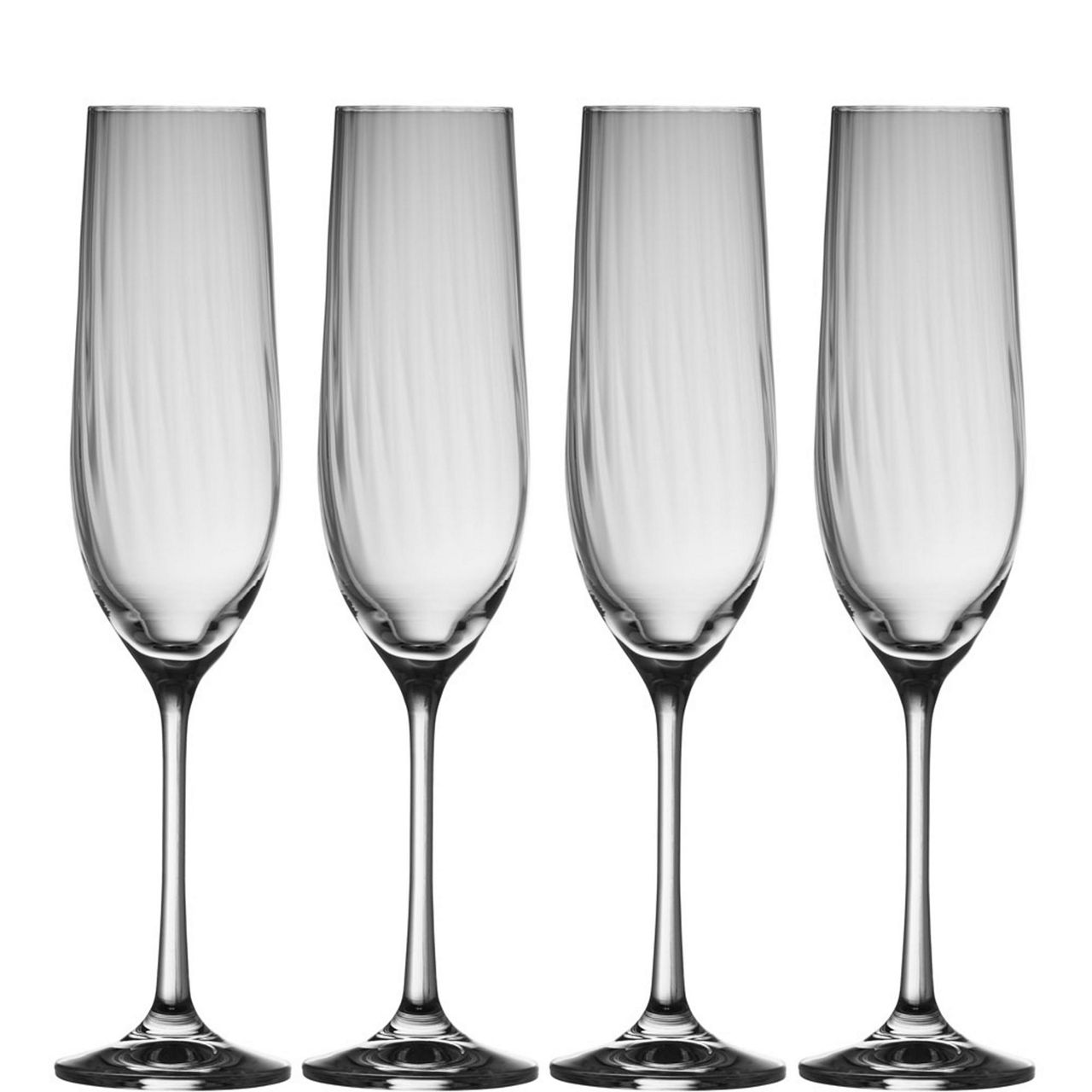 Erne Set of Four Champagne Flutes