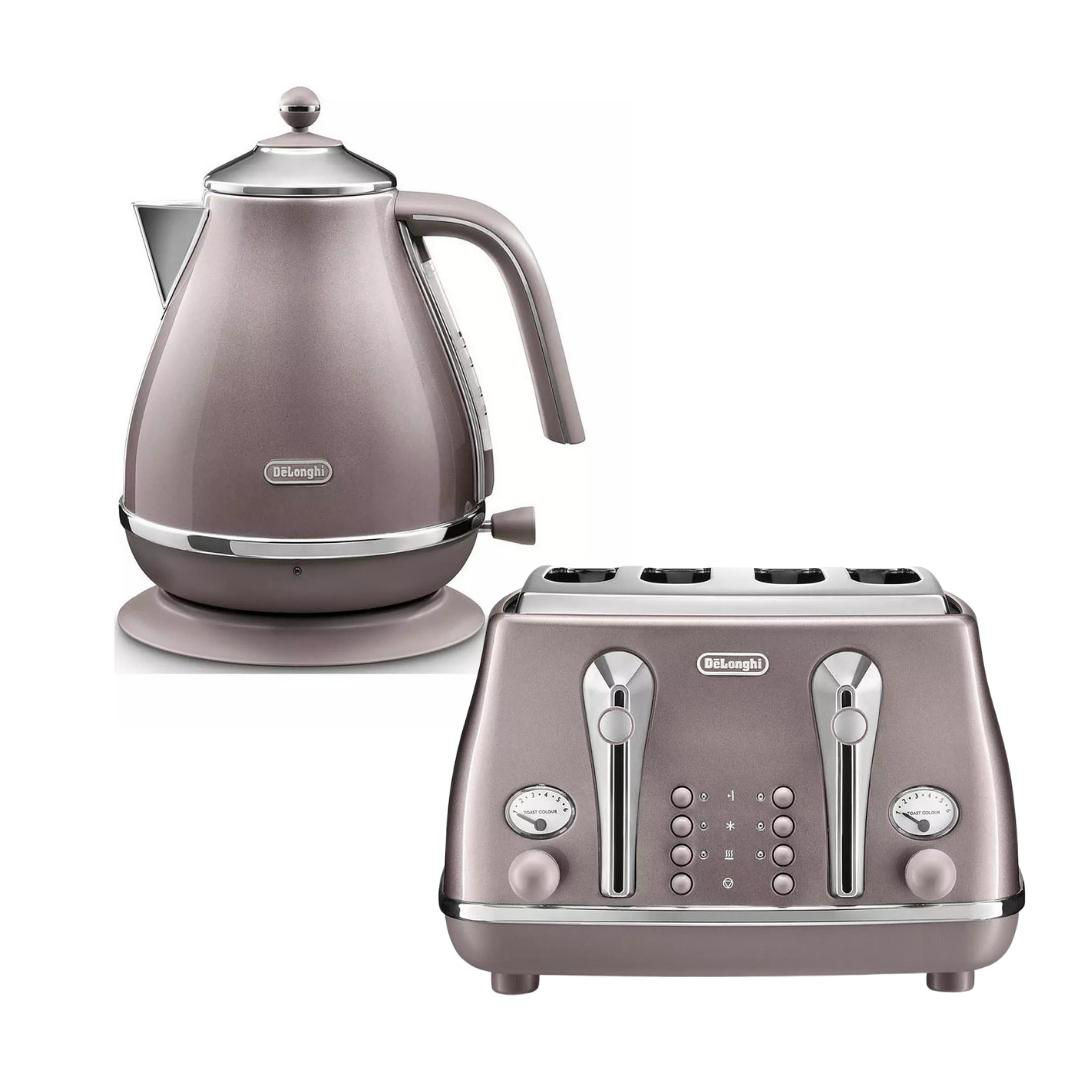 Icona Metallics Kettle Delonghi Icona Grey Kettle Delonghi Icona