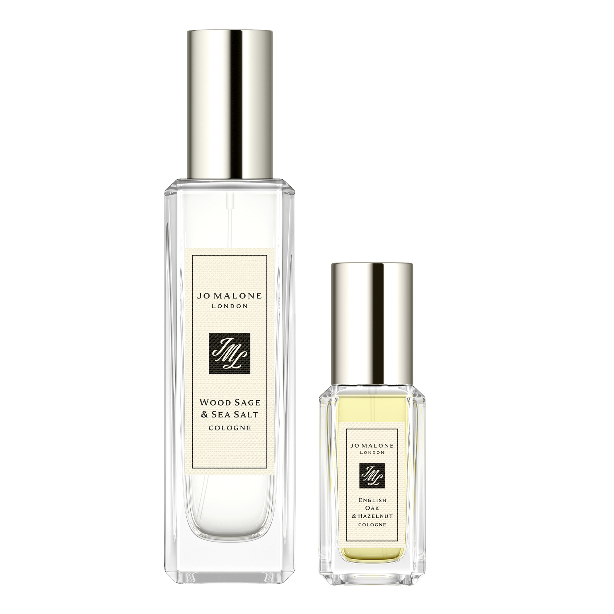 Wood Sage & Sea Salt & English Oak & Hazelnut Scent Layering Gift Set