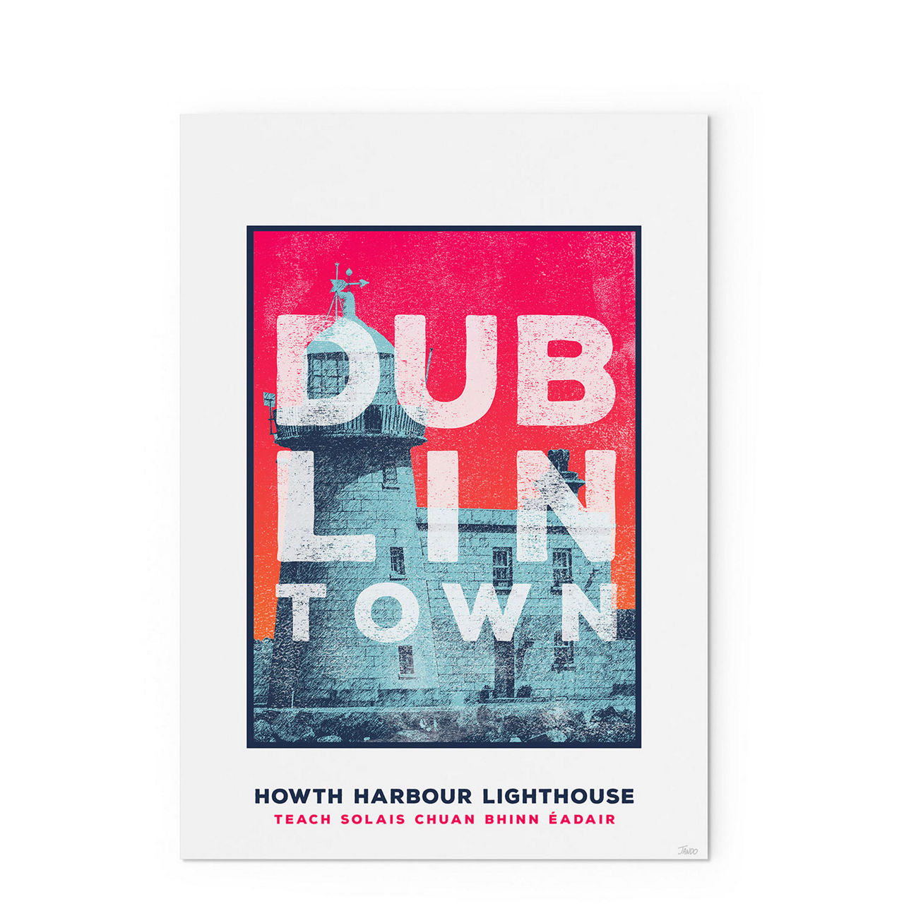 Dublin Town Howth Large Print