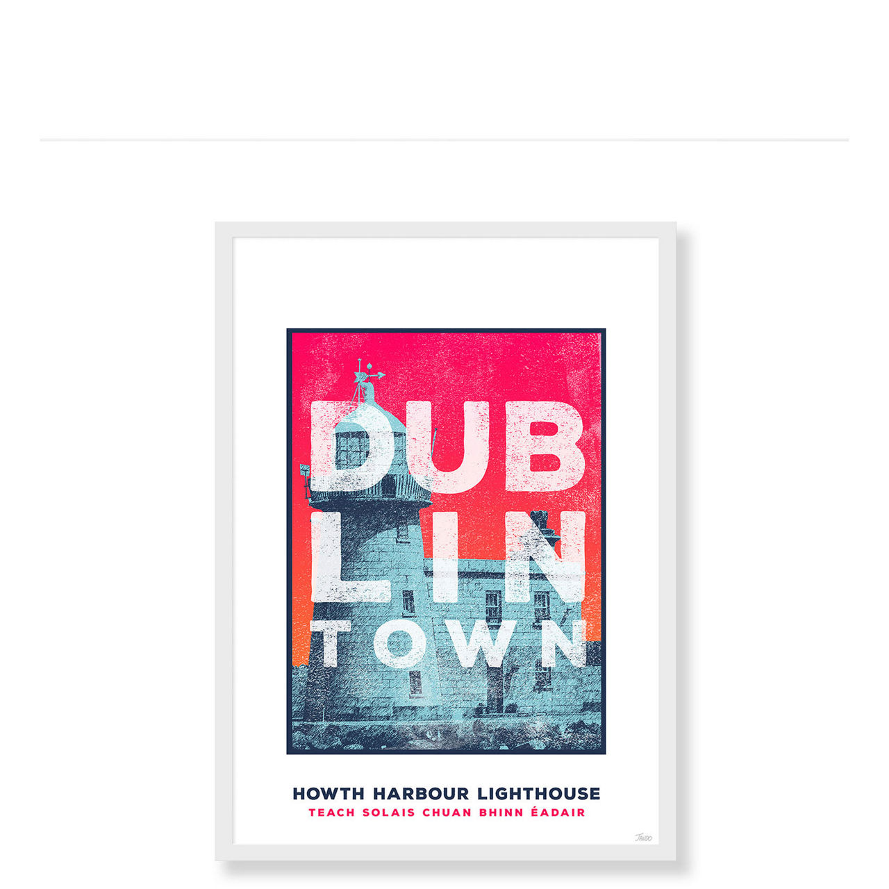 Dublin Town Howth Large Frame