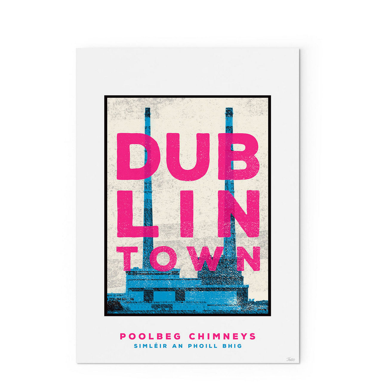 Dublin Town Poolbeg Large Print