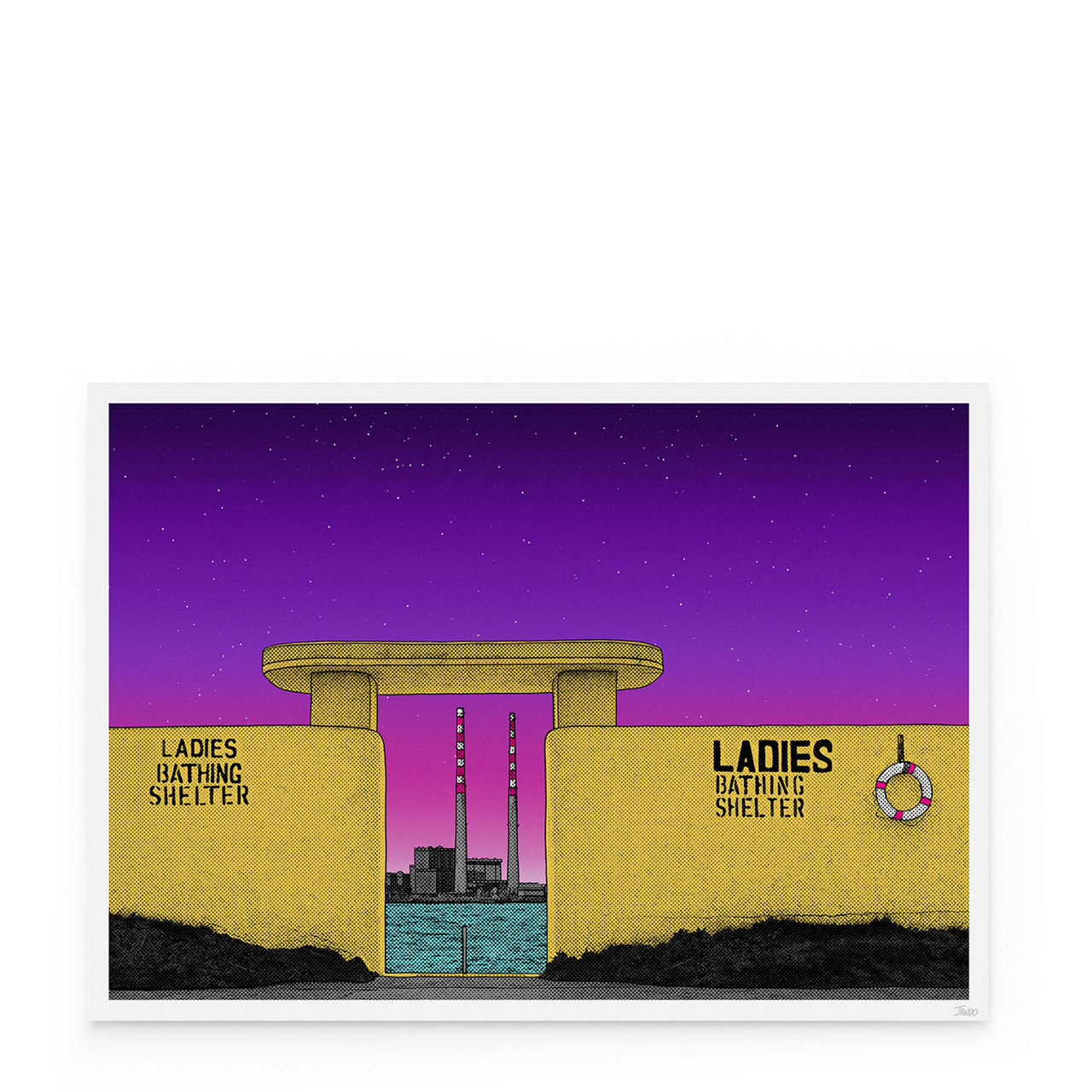 Ladies Bathing Shelter Large Print