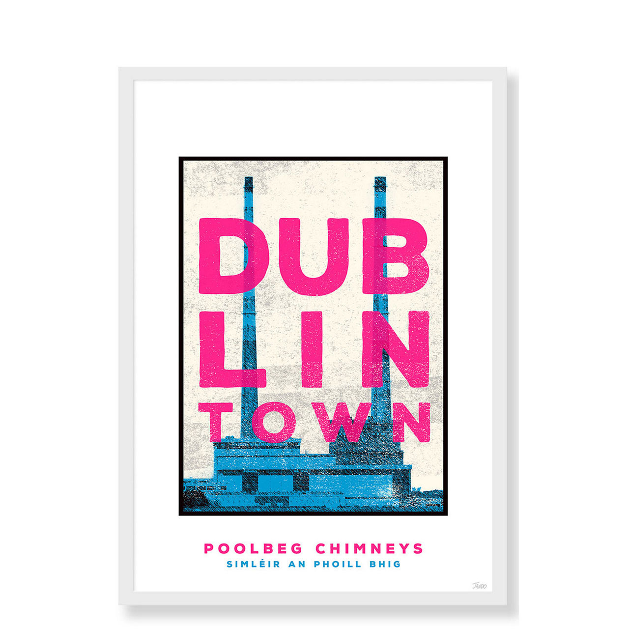 Dublin Town Poolbeg Large Frame