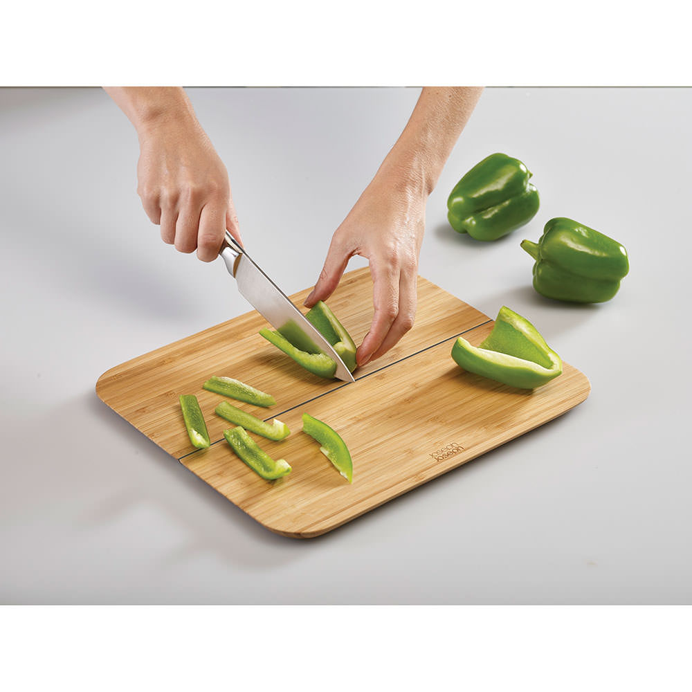 Chop2Pot™ Bamboo Folding Chopping Board Large